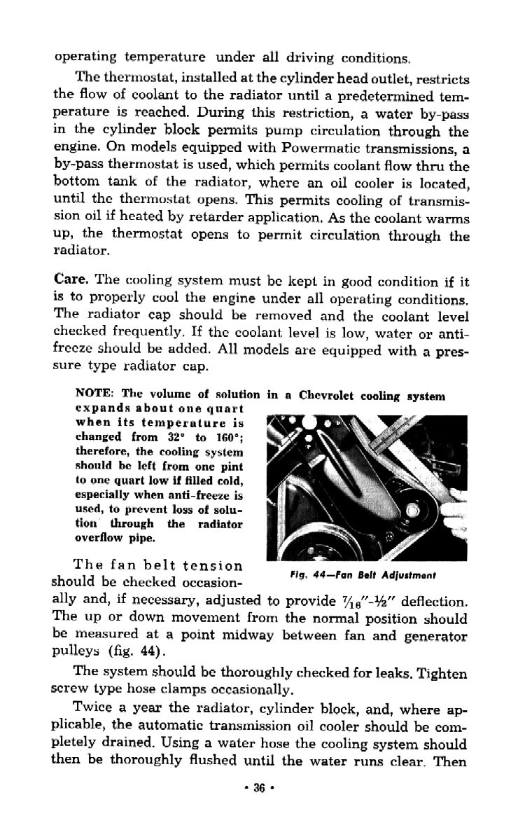 1957 Chevrolet Trucks Operators Manual Page 52